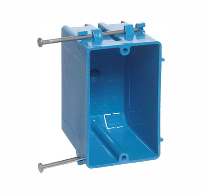 Carlon 18 cu. in. PVC 1-Gang New Work Electrical Switch and Outlet Box (Case of 100)