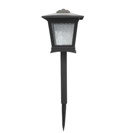 Hampton Bay Miramar 28 Lumen Low Voltage Black Integrated LED Outdoor Landscape Path Light Kit (6-Pack)