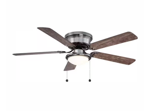 Hugger 52 in. LED Gunmetal Ceiling Fan