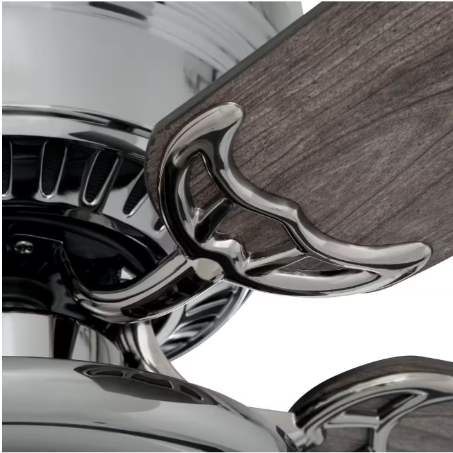Hugger 52 in. LED Gunmetal Ceiling Fan