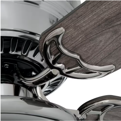 Hugger 52 in. LED Gunmetal Ceiling Fan