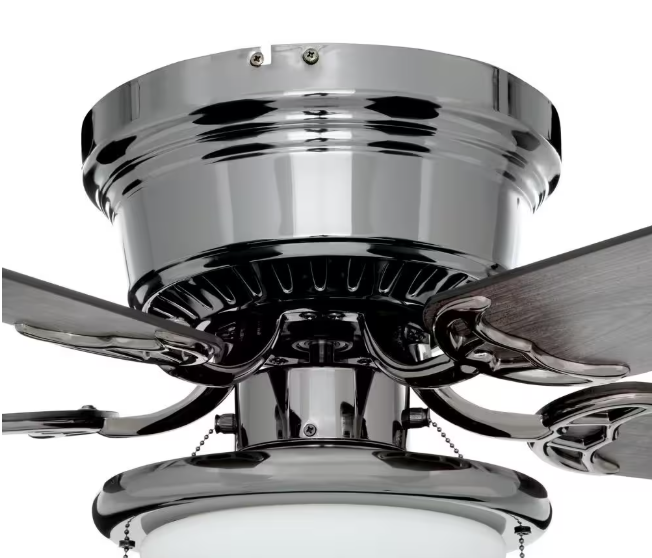 Hugger 52 in. LED Gunmetal Ceiling Fan