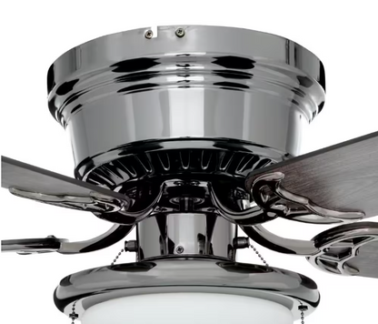 Hugger 52 in. LED Gunmetal Ceiling Fan