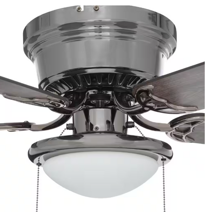 Hugger 52 in. LED Gunmetal Ceiling Fan