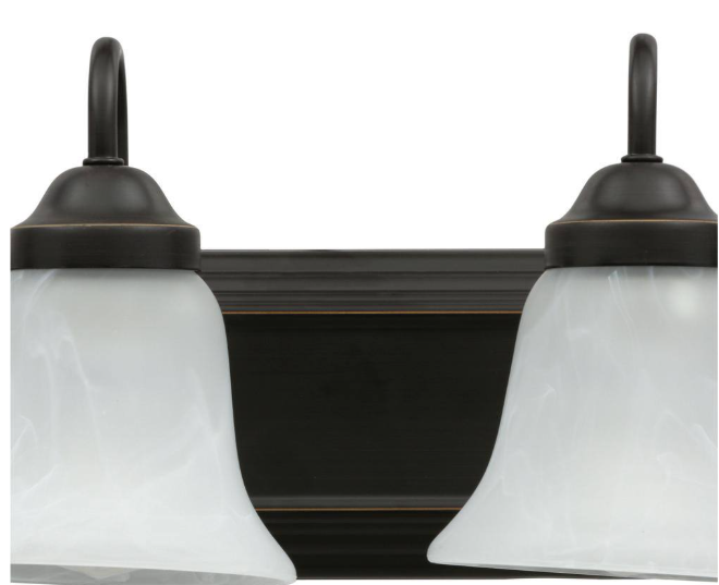 Progress Lighting Solvang 30 in. 4-Light Antique Bronze Traditional Bathroom Vanity Light with Alabaster Glass