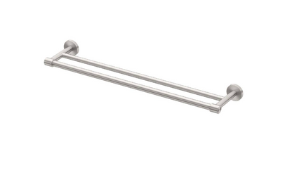 Gatco Reveal 24 in. Double Towel Bar in Satin Nickel