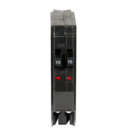 Square D QO 2-15 Amp Single-Pole Tandem Circuit Breaker
