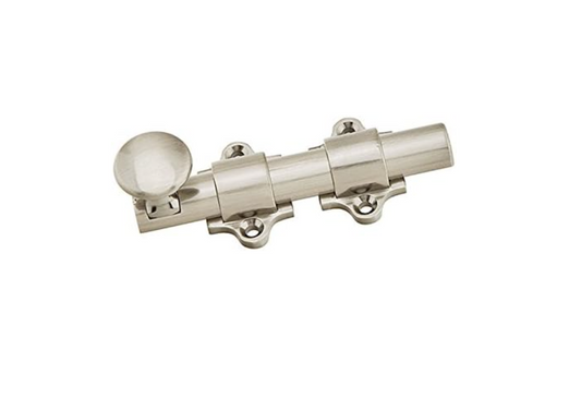 Emtek 4" Dutch Door Bolt in Polished Nickel