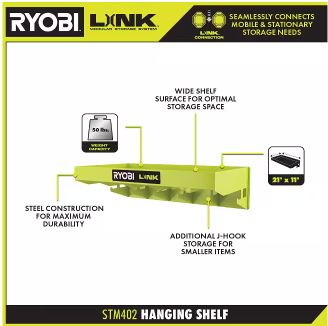 RYOBI LINK Hanging Shelf