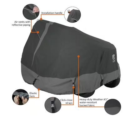 Classic Accessories Heavy-Duty Riding Lawn Tractor Cover