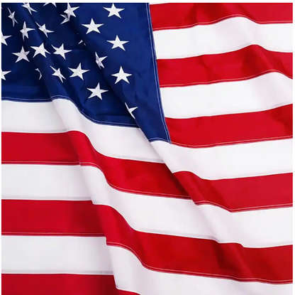 ANLEY EverStrong 5 ft. x 8 ft. American US Heavy-Duty Nylon Flags Embroidered Stars and Sewn Stripes USA with Brass Grommets