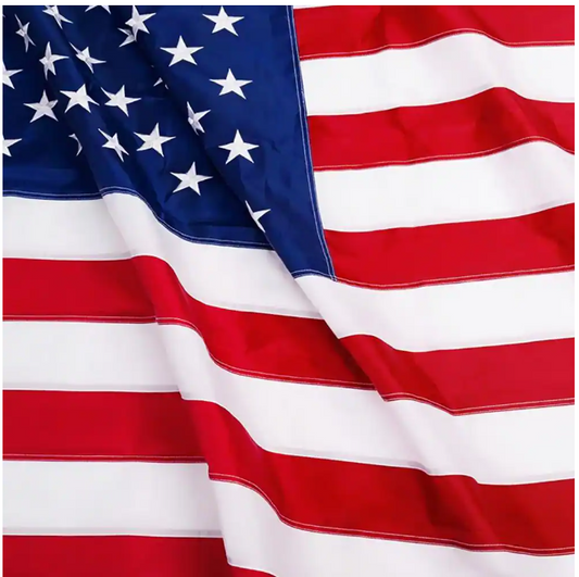 ANLEY EverStrong 5 ft. x 8 ft. American US Heavy-Duty Nylon Flags Embroidered Stars and Sewn Stripes USA with Brass Grommets