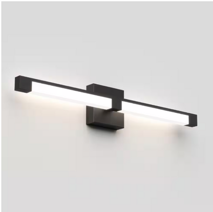 Artika Tivoli 27 in. 1-Light Matte Black Modern Integrated LED Vanity Light Bar for Bathroom