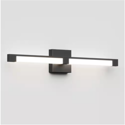 Artika Tivoli 27 in. 1-Light Matte Black Modern Integrated LED Vanity Light Bar for Bathroom