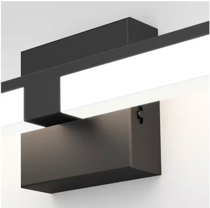 Artika Tivoli 27 in. 1-Light Matte Black Modern Integrated LED Vanity Light Bar for Bathroom