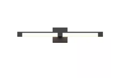Artika Tivoli 27 in. 1-Light Matte Black Modern Integrated LED Vanity Light Bar for Bathroom