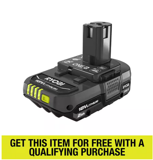 RYOBI ONE+ 18V 2.0 Ah Lithium-Ion Battery