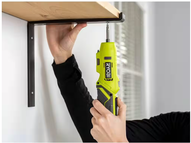 RYOBI USB Lithium Screwdriver Kit with 2.0 Ah USB Lithium Battery and Charging Cable