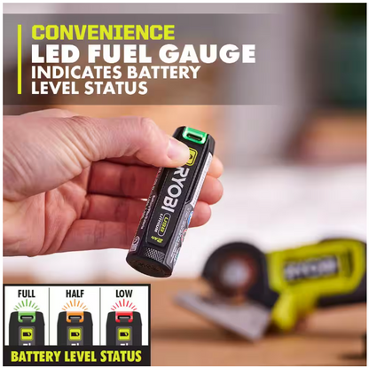 RYOBI USB Lithium Screwdriver Kit with 2.0 Ah USB Lithium Battery and Charging Cable