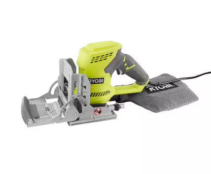 RYOBI 6 Amp Corded AC Biscuit Joiner Kit with Dust Collector and Bag