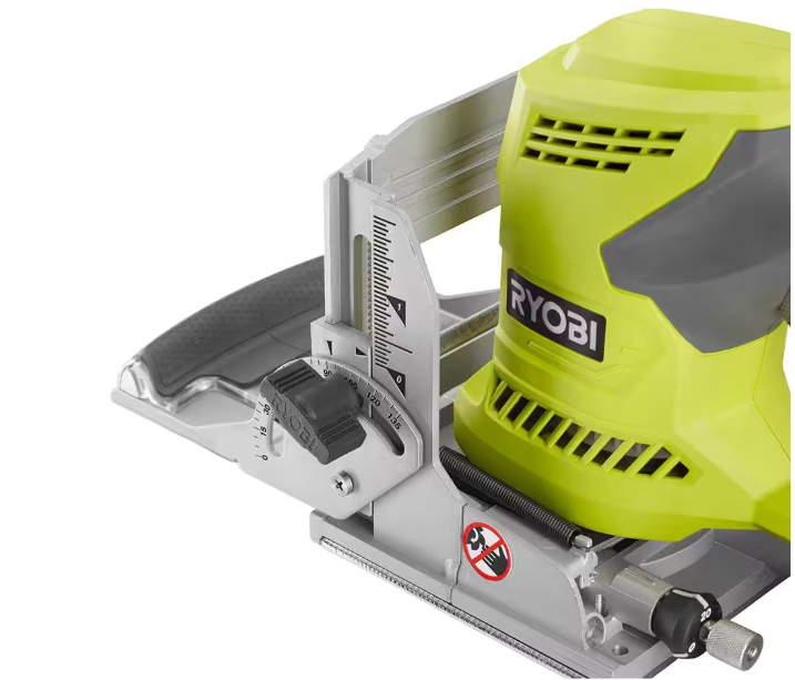 RYOBI 6 Amp Corded AC Biscuit Joiner Kit with Dust Collector and Bag