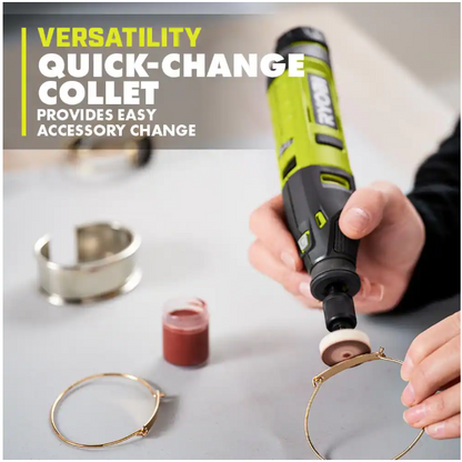 RYOBI USB Lithium Rotary Tool Kit with 2.0 Ah USB Lithium Battery and Charging Cable