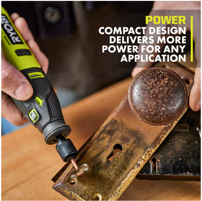 RYOBI USB Lithium Rotary Tool Kit with 2.0 Ah USB Lithium Battery and Charging Cable