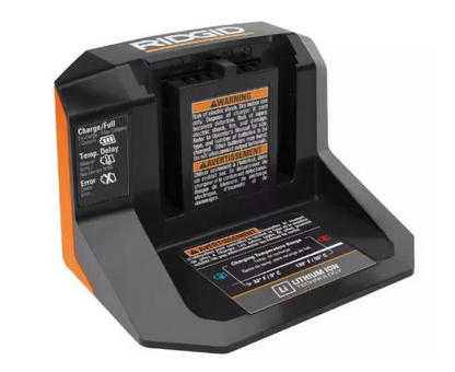RIDGID 18V MAX Output Starter Kit with (2) 4.0 Ah Batteries and Charger
