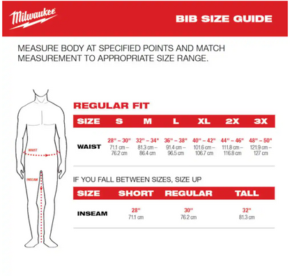 Milwaukee Men's XL-Regular Black FREEFLEX Insulated Bib Overalls