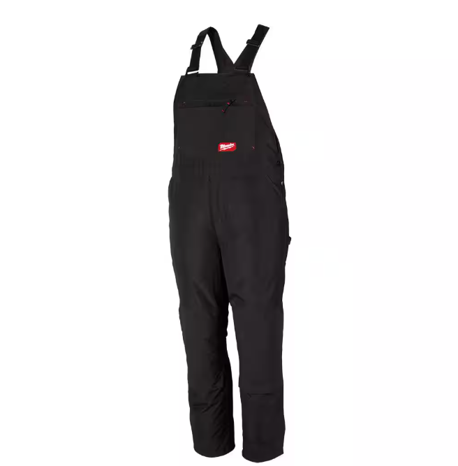 Milwaukee Men's XL-Regular Black FREEFLEX Insulated Bib Overalls