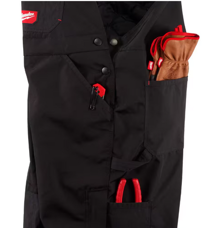 Milwaukee Men's XL-Regular Black FREEFLEX Insulated Bib Overalls