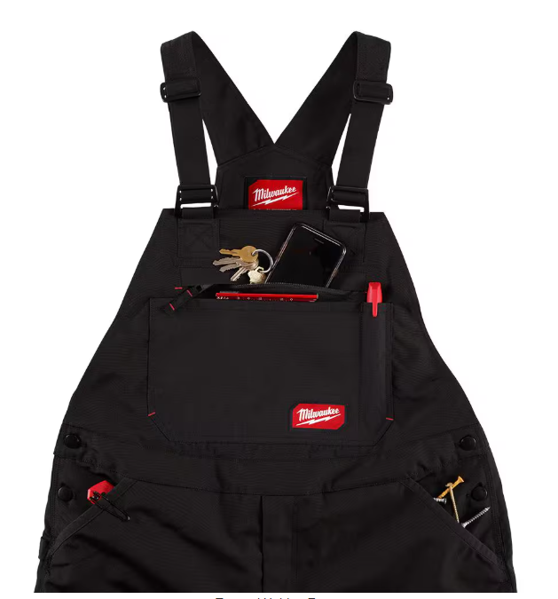 Milwaukee Men's XL-Regular Black FREEFLEX Insulated Bib Overalls