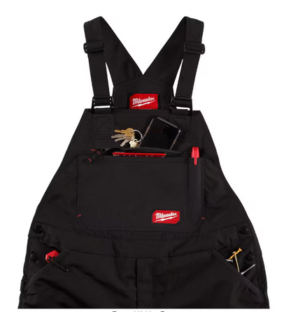 Milwaukee Men's XL-Regular Black FREEFLEX Insulated Bib Overalls