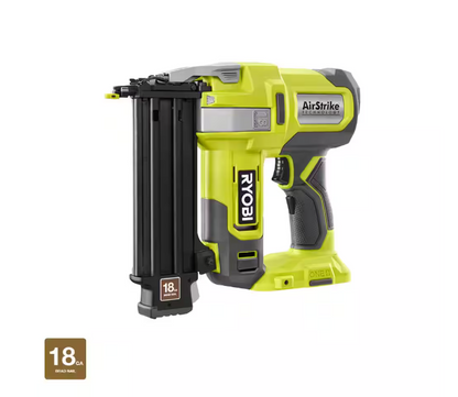 RYOBI ONE+ 18V 18-Gauge Cordless AirStrike Brad Nailer (Tool Only)