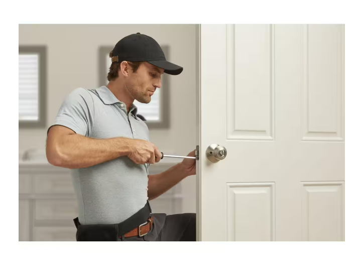 Defiant Hartford Satin Nickel Bed/Bath Door Knob Contractor Pack (6-Pack)