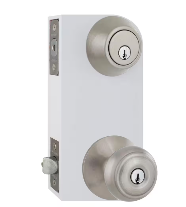 Defiant Hartford Satin Nickel Single Cylinder Keyed Entry Project Pack