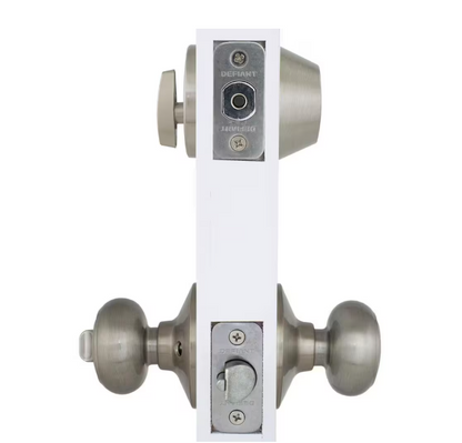 Defiant Hartford Satin Nickel Single Cylinder Keyed Entry Project Pack