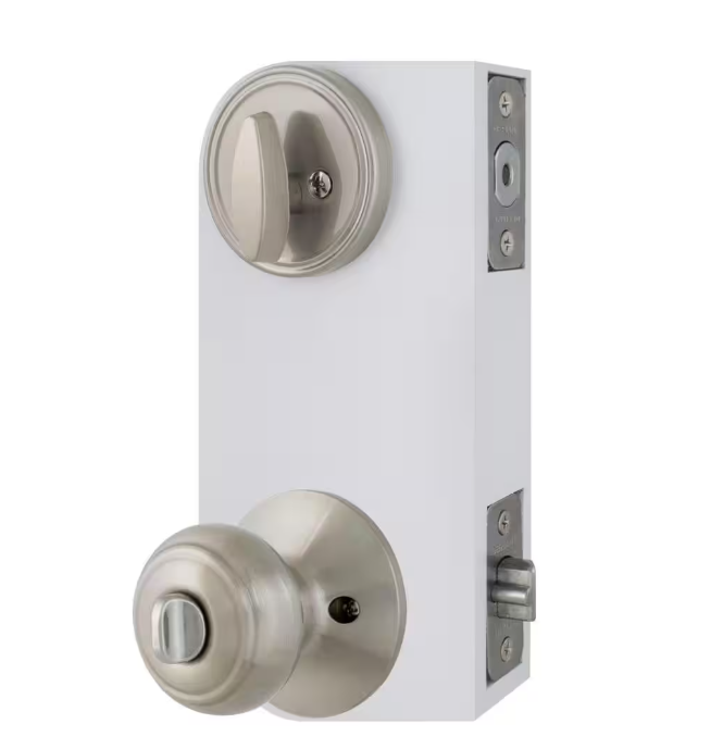 Defiant Hartford Satin Nickel Single Cylinder Keyed Entry Project Pack