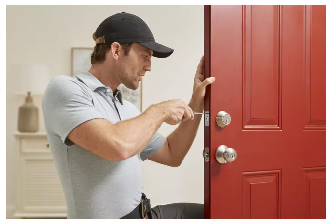 Defiant Hartford Satin Nickel Single Cylinder Keyed Entry Project Pack
