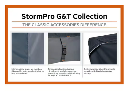 Classic Accessories StormPro RainProof 47 in. L x 31 in. W x 40 in. H Heavy-Duty Snow Thrower Cover