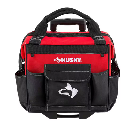 Husky 14 in. 13 Pocket Rolling Tool Bag