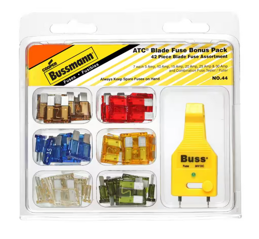 Cooper Bussmann ATC 30 Amp Automotive Blade Fuse Bonus Pack