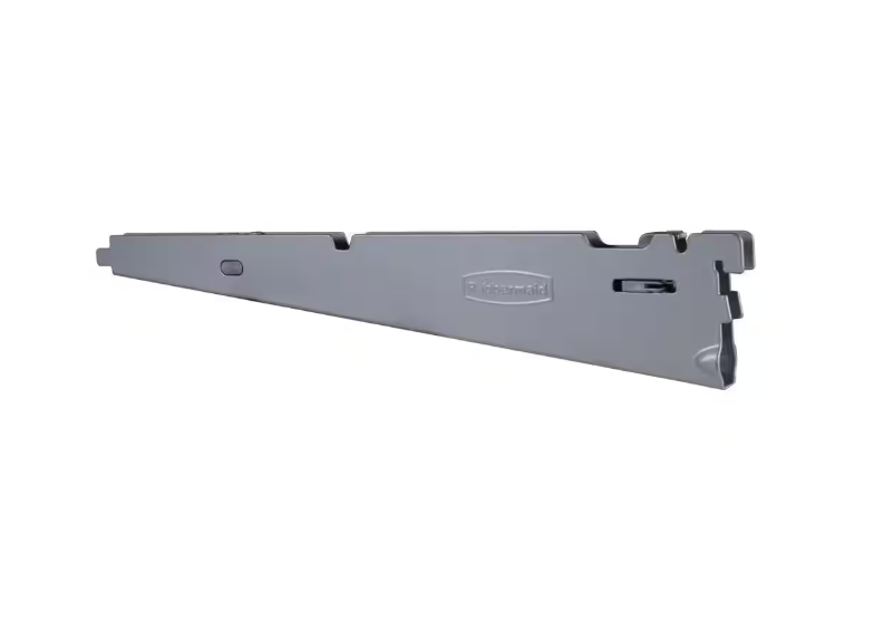 4-Pack Rubbermaid Fasttrack Garage 16 in. Deep Shelf Bracket with Speed Clips, 350 lbs. Capacity,Wall Mounted Storage, Organization System