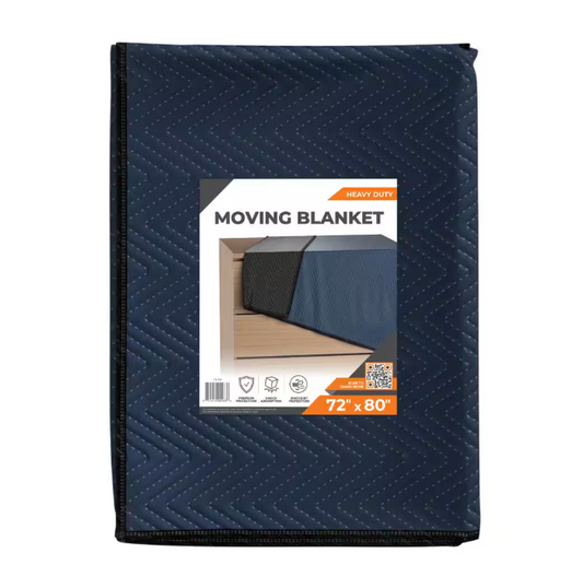 Pratt Retail Specialties 80 in. L x 72 in. W Premium Moving Blanket (2-Pack)