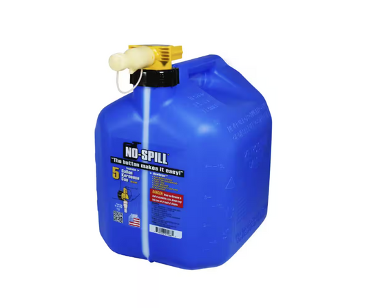 No Spill 5 Gal. Kerosene Can w/View-Stripe