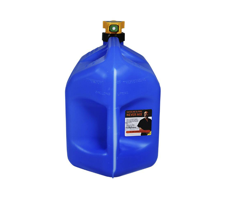 No Spill 5 Gal. Kerosene Can w/View-Stripe