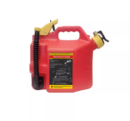 SureCan 2+ Gallon Gasoline Type II Safety Can Red with Rotating Flexible Spout