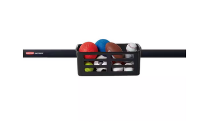 Rubbermaid Fasttrack 15.5 in. W Plastic Utility Bin, Wall Mounted Storage and Organization Track System Accessory for Home/Garage
