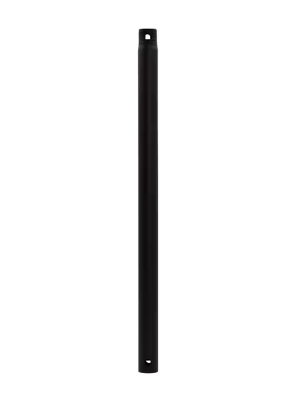 48 in. Matte Black Ceiling Fan Extension Downrod for 14 ft. Ceilings