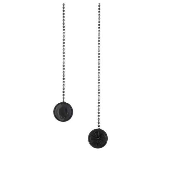 Hugger 52 in. LED Indoor Black Ceiling Fan with Light Kit